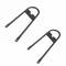 Bicycle rear luggage rack with metal railing 38x14cm