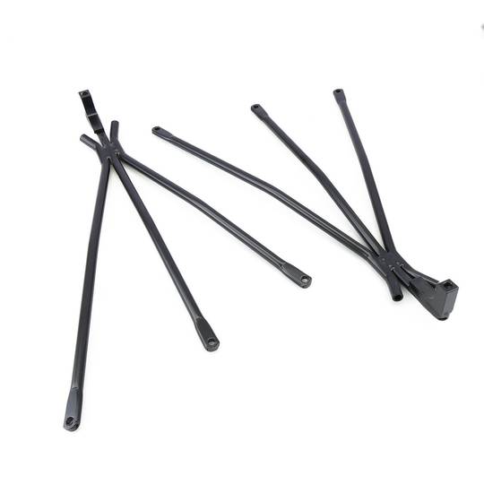 Gepäckträger aus Metall Dachgepäckträger hinten für Fahrrad mit mit Hebel 34x14 cm