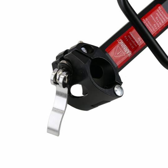 Portaequipajes metálico trasero bicicleta fijación tubo de 36x15cm