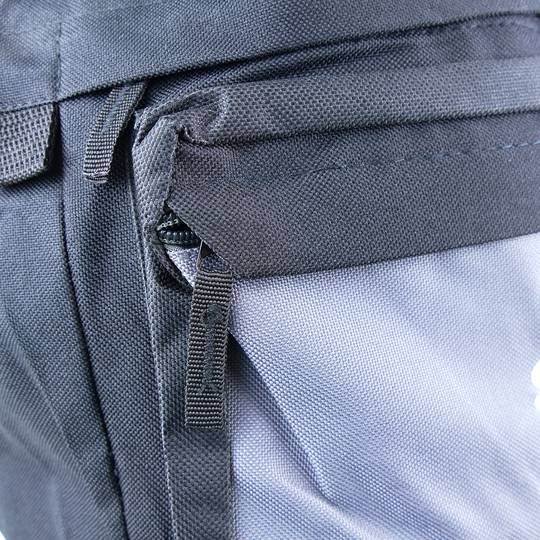 Zwarte canvas fietstas zadeltassen