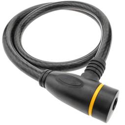 Cable antirrobo de acero y candado para bicicleta 12x800mm llave