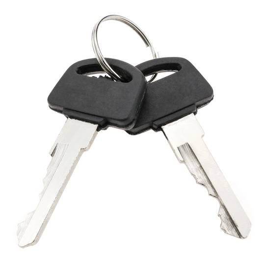 Cable d'acer i cadenat per a bicicleta 12x800mm clau