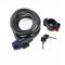 Stalen antidiefstal kabel met fietsslot 12x1200mm sleutel