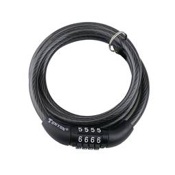 Cabo de aço com cadeado para bicicleta 8x1200 mm com combinação
