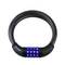 Steel cable with padlock for bicycle 12x800mm combination