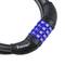 Steel cable with padlock for bicycle 12x800mm combination