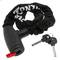 Anti-theft steel chain with padlock for bicycle of 19x900 mm with security key