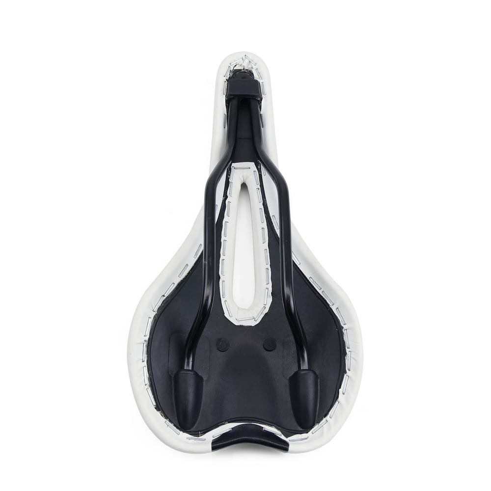 Sillín asiento de bicicleta de montaña y carreras blanco