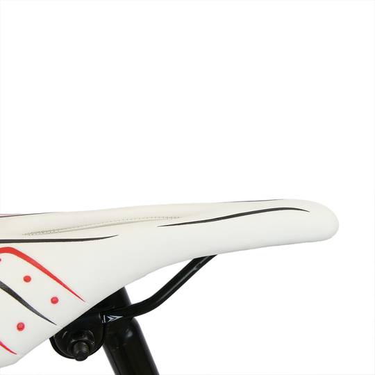 Sillín asiento de bicicleta de montaña y carreras blanco