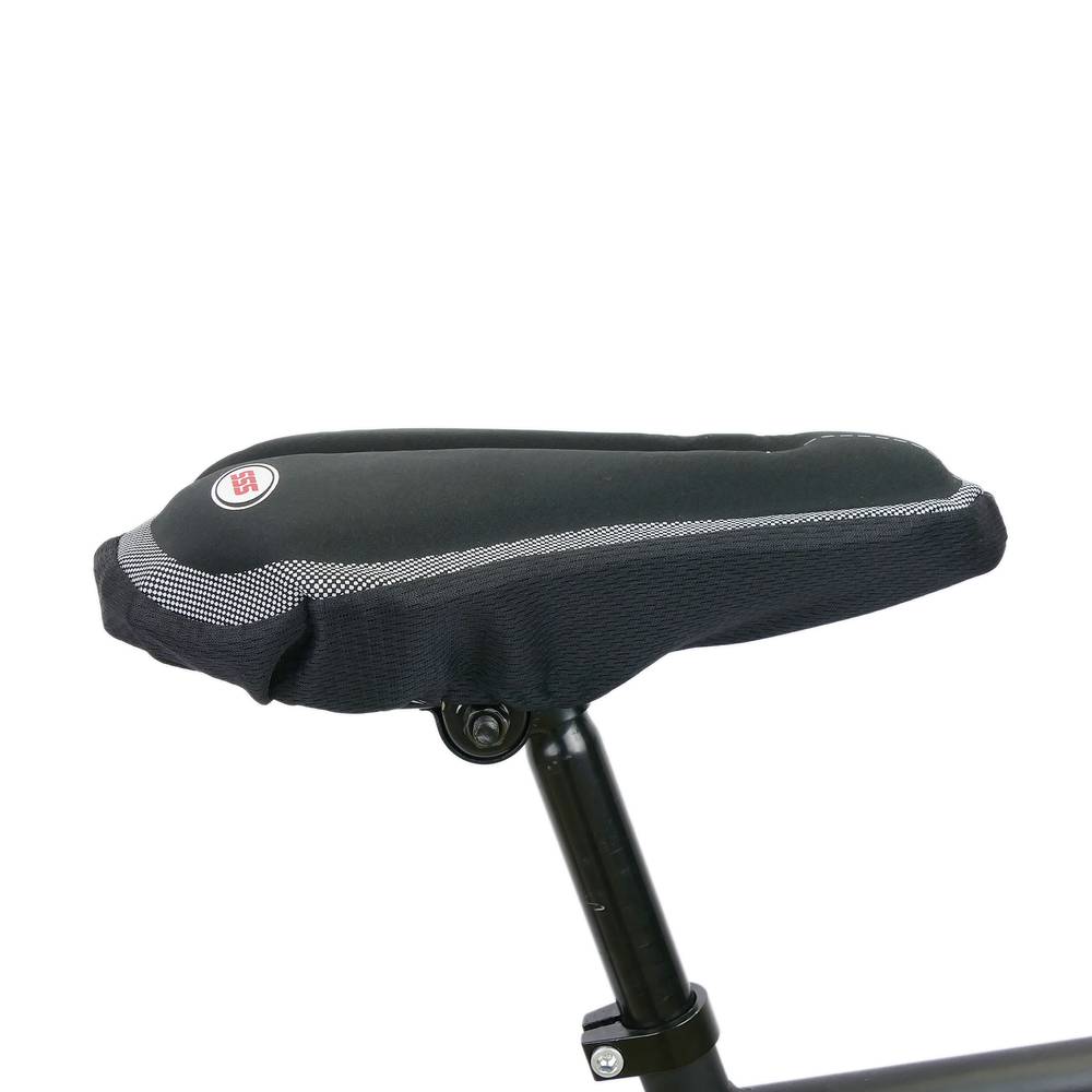 Funda de espuma con memoría para sillín de bicicleta negro