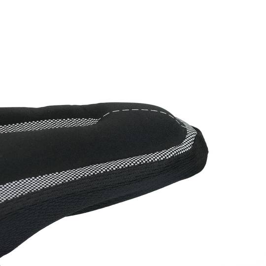 Funda de espuma con memoría para sillín de bicicleta negro
