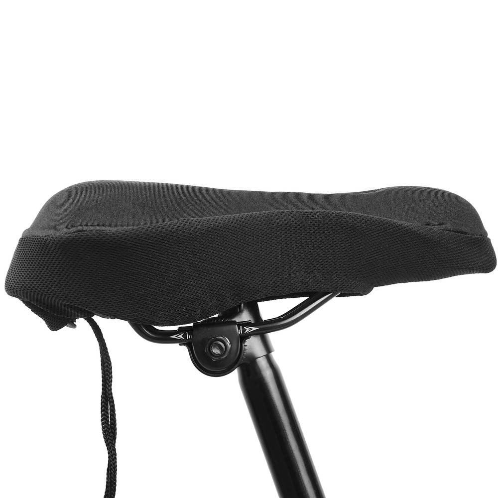Funda de gel con memoria para sillín de bicicleta negro - Cablematic