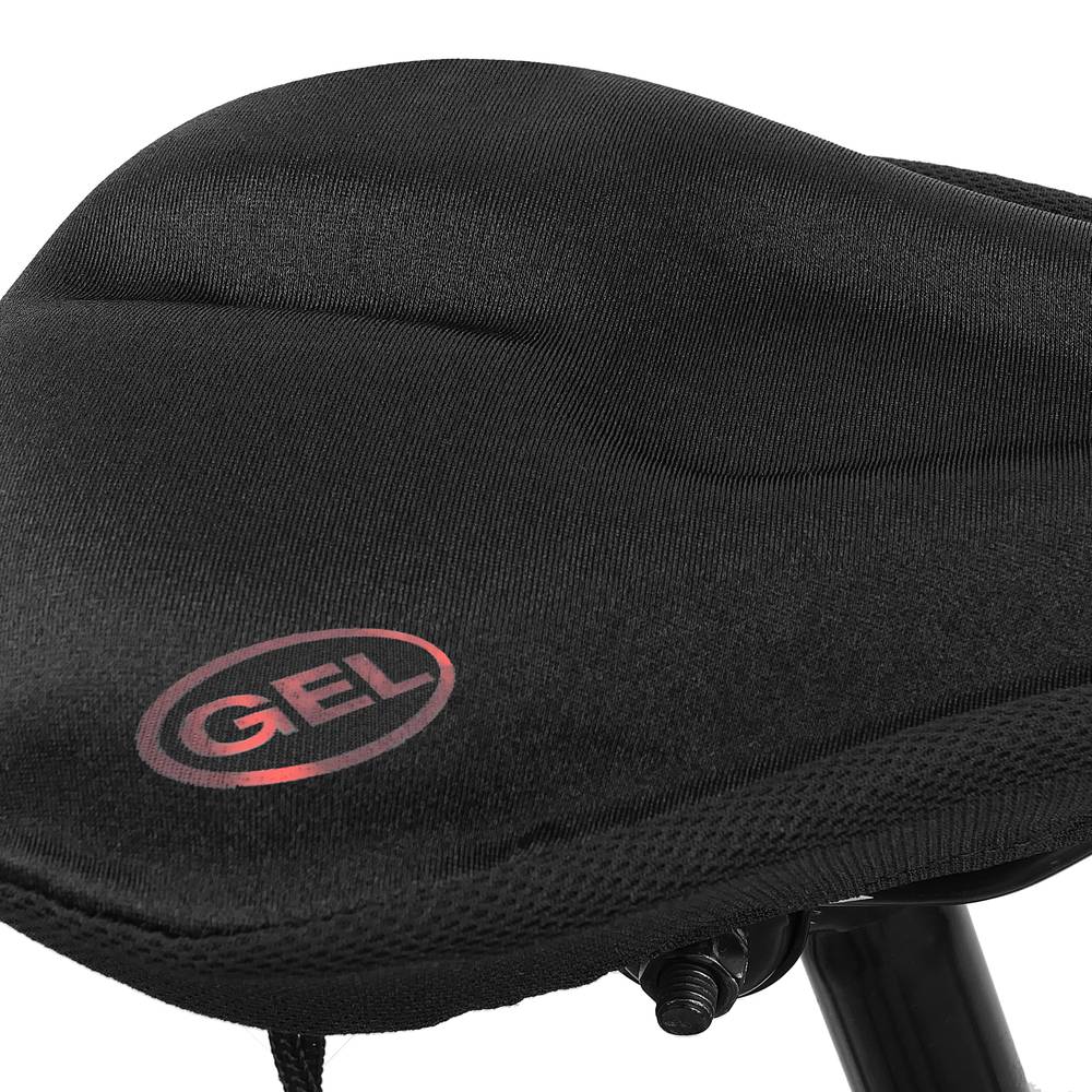Cobertura de gel com memória para selim da bicicleta preto