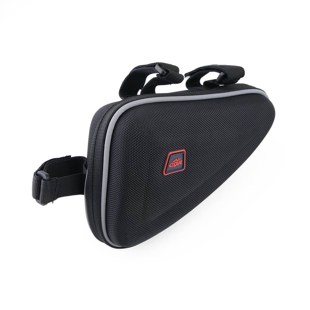Briefcase for bicycle frame black color