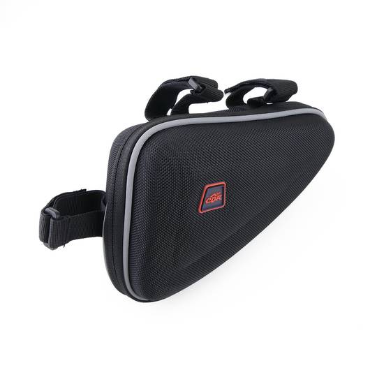Briefcase for bicycle frame black color