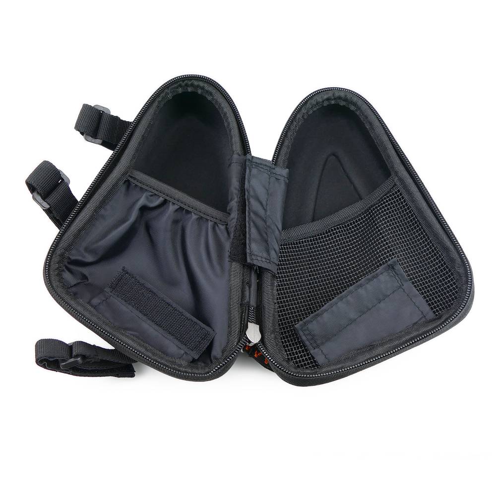 Briefcase for bicycle frame black color