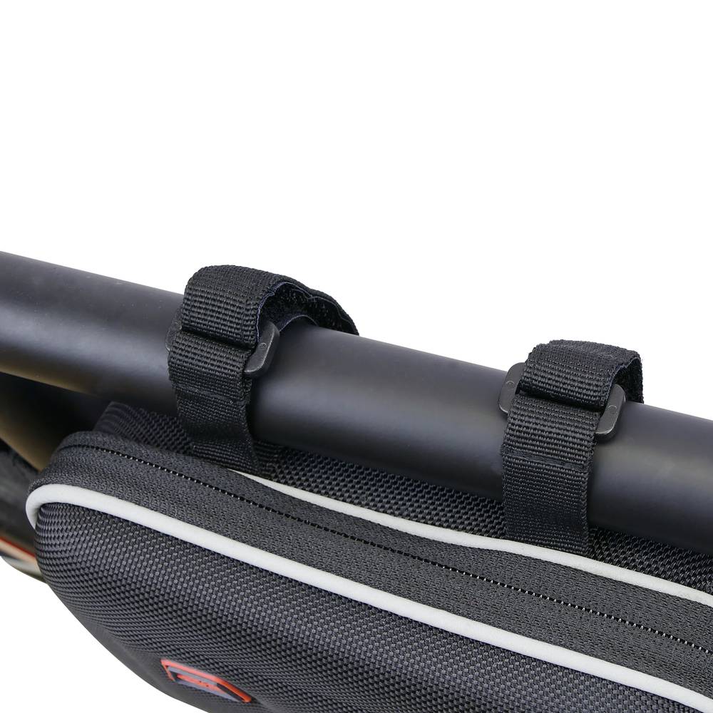 Briefcase for bicycle frame black color
