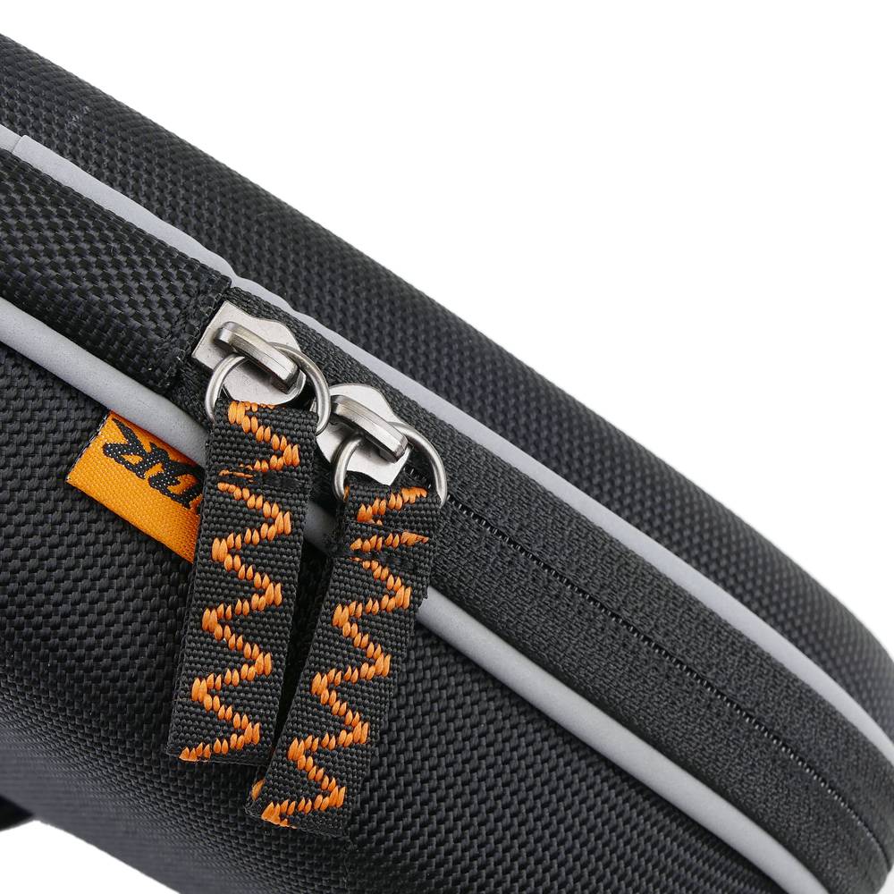 Briefcase for bicycle frame black color