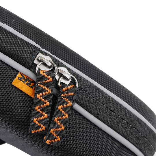 Briefcase for bicycle frame black color