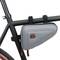 Briefcase for bicycle frame gray color