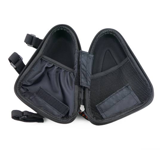 Briefcase for bicycle frame gray color