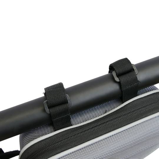 Briefcase for bicycle frame gray color