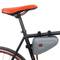 Briefcase for bicycle frame gray color