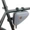 Briefcase for bicycle frame gray color