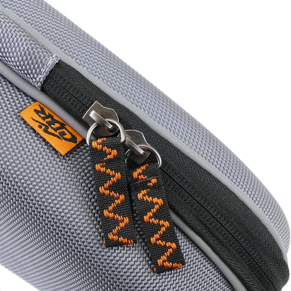 Briefcase for bicycle frame gray color