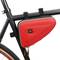 Briefcase for bicycle frame red color