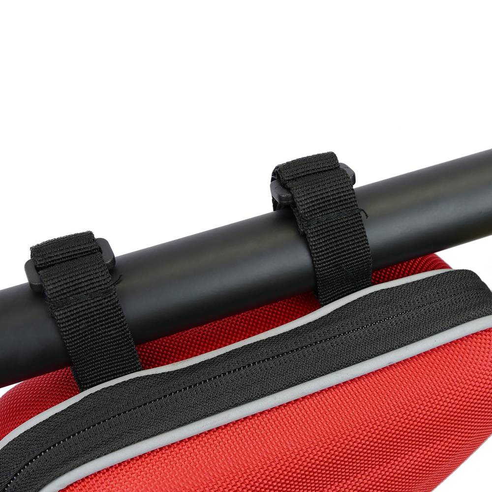 Briefcase for bicycle frame red color