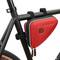 Briefcase for bicycle frame red color