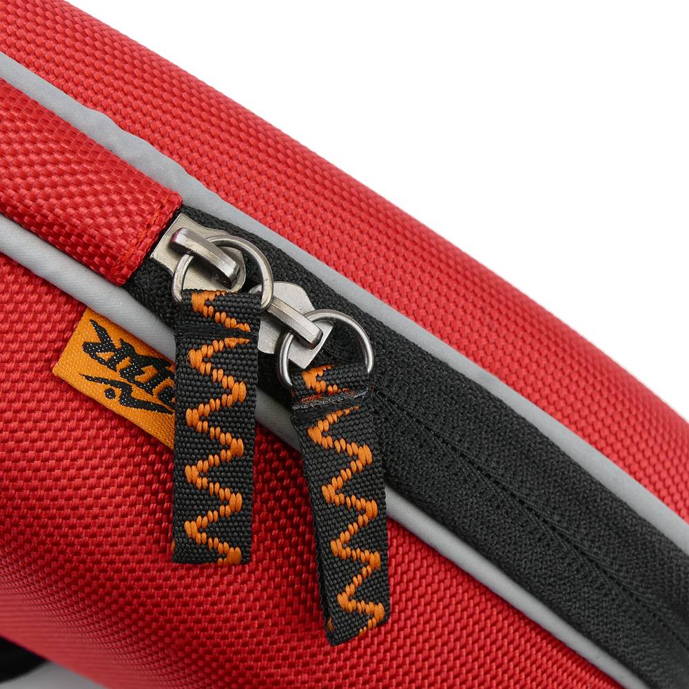 Briefcase for bicycle frame red color