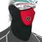Masque de néoprène pour cou et visage pour bicyclette motard et skieur rouge