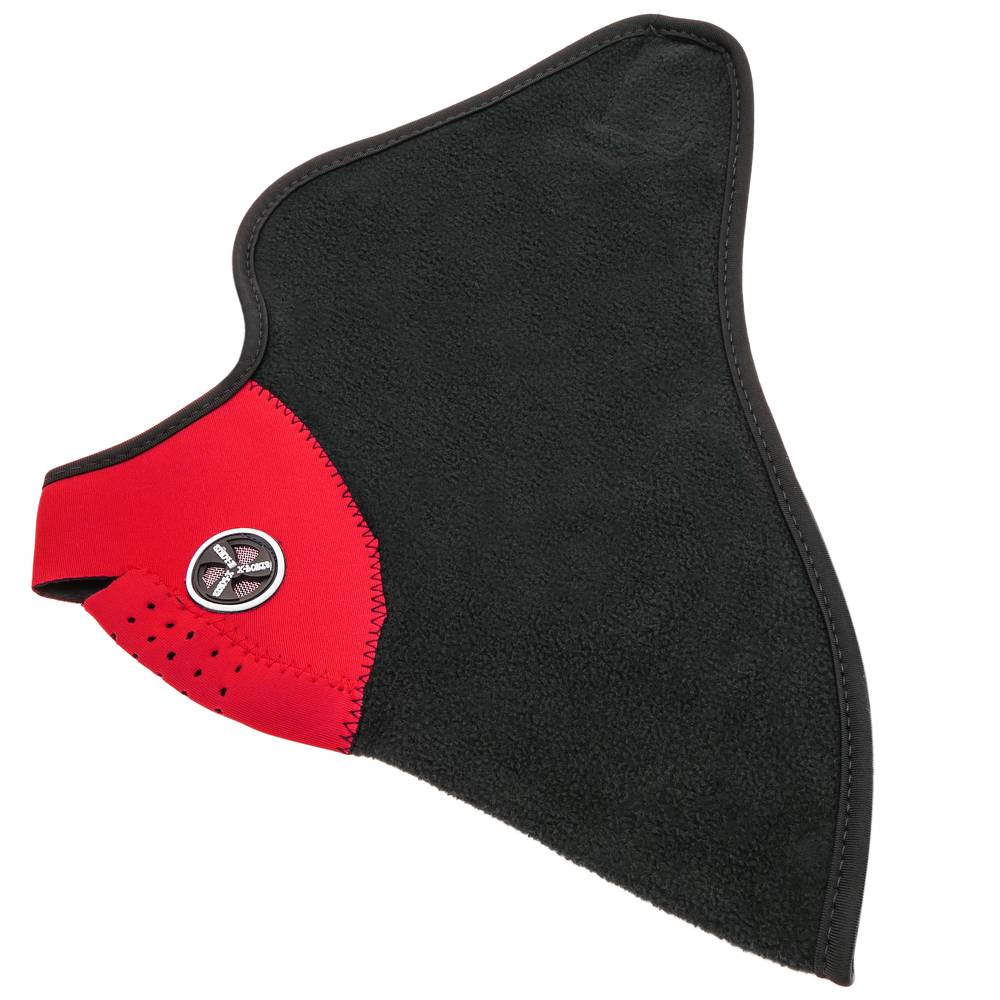 Masque de néoprène pour cou et visage pour bicyclette motard et skieur rouge