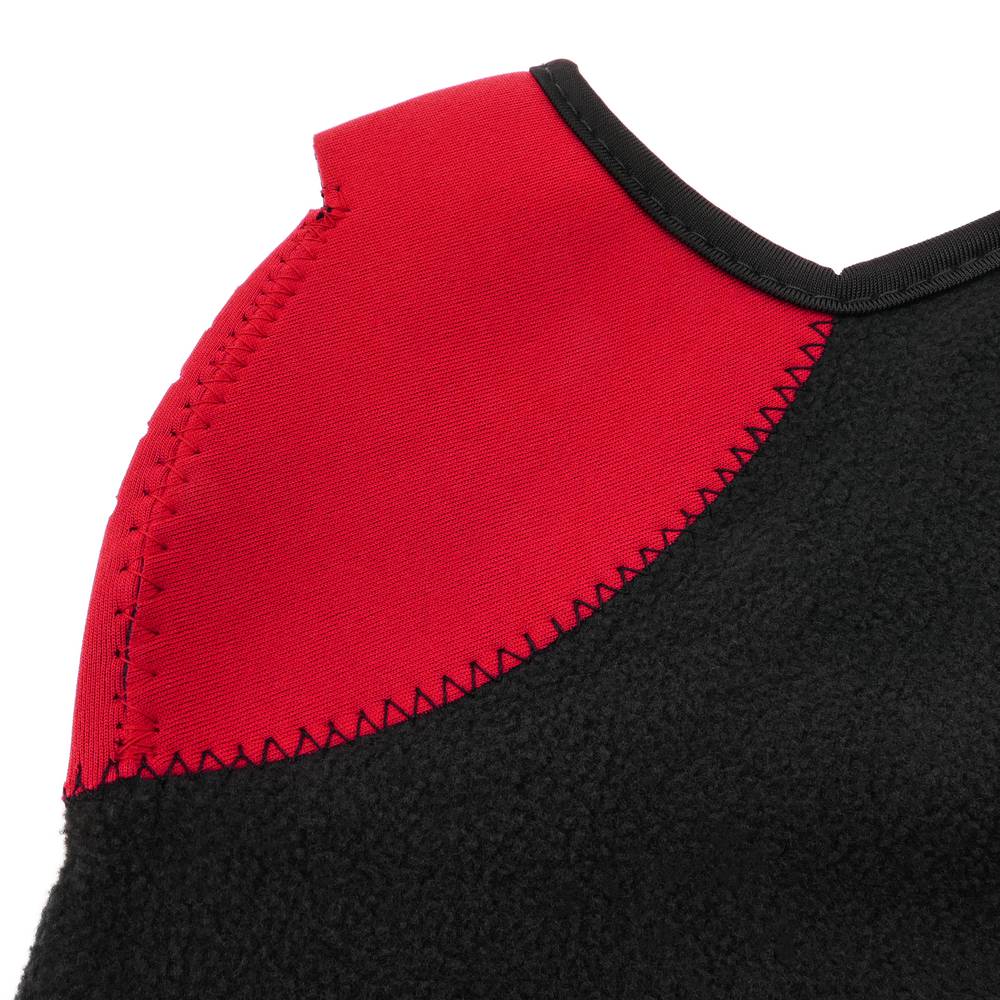 Masque de néoprène pour cou et visage pour bicyclette motard et skieur rouge