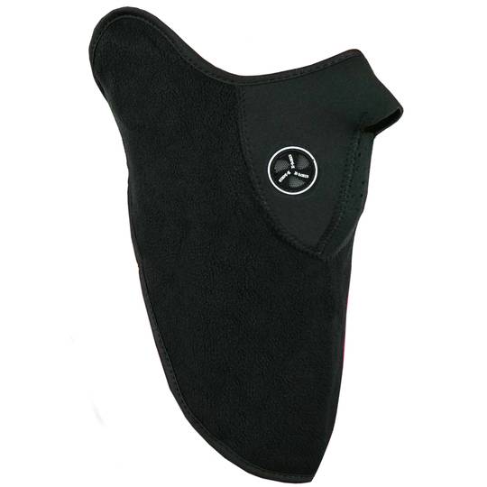 Máscara de neopreno para cuello y cara para bicicleta motorista y esquiador negro