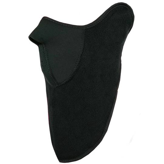 Máscara de neopreno para cuello y cara para bicicleta motorista y esquiador negro