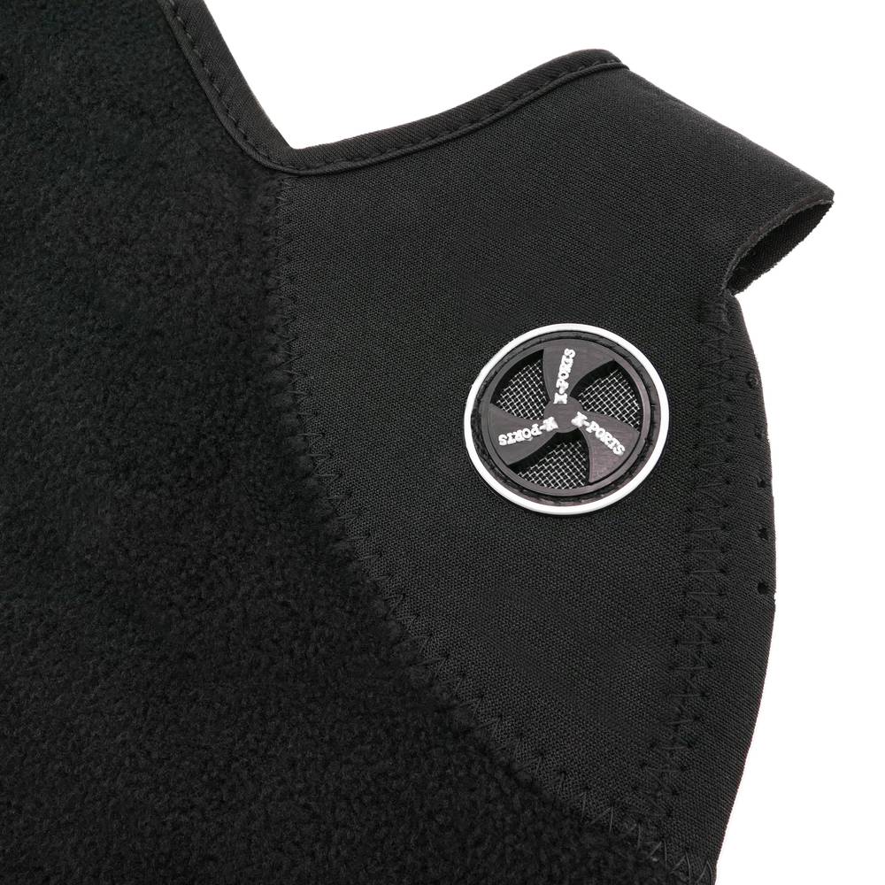 Máscara de neopreno para cuello y cara para bicicleta motorista y esquiador negro
