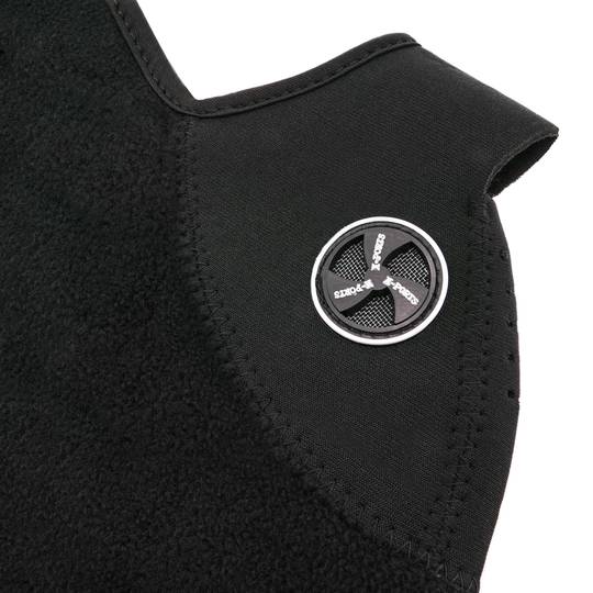 Máscara de neopreno para cuello y cara para bicicleta motorista y esquiador negro