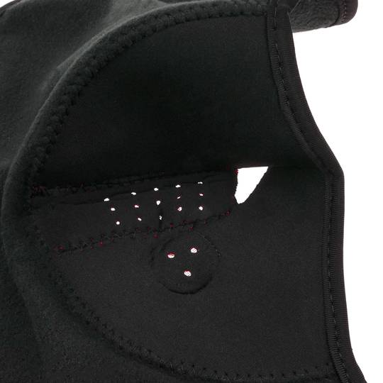 Máscara de neopreno para cuello y cara para bicicleta motorista y esquiador negro