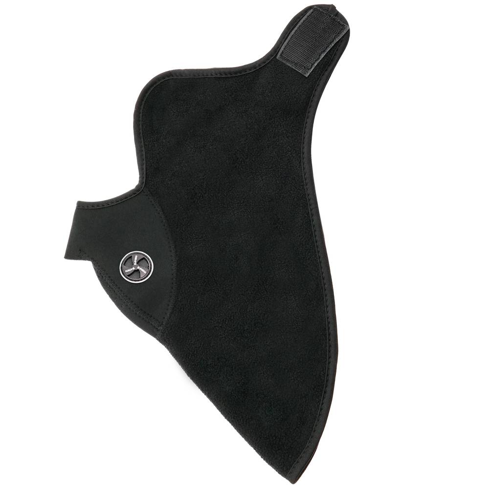 Máscara de neopreno para cuello y cara para bicicleta motorista y esquiador negro