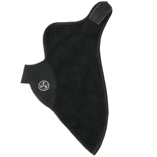 Máscara de neopreno para cuello y cara para bicicleta motorista y esquiador negro