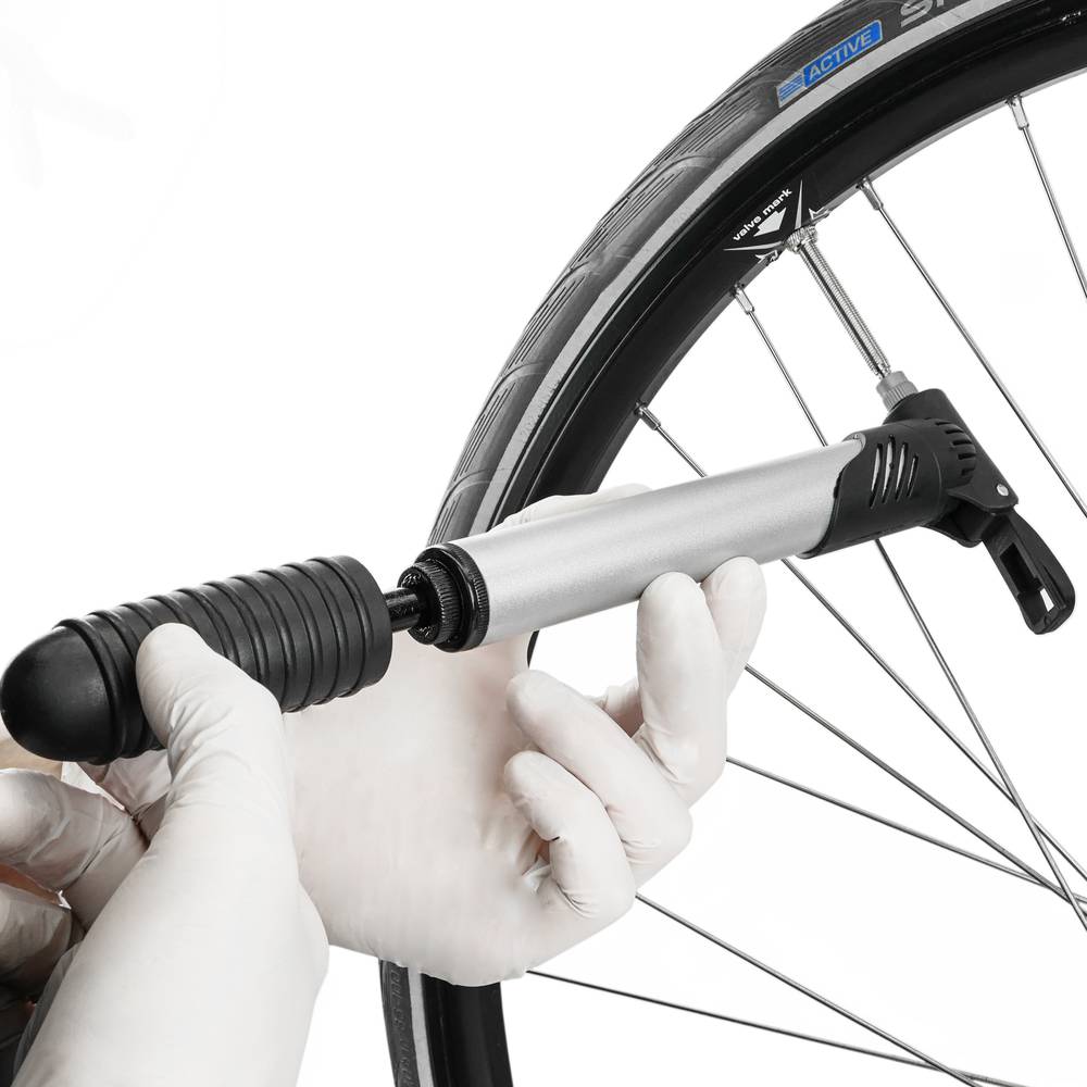 Mini Fahrrad Luftpumpe kompatibel mit Ventilen Presta und Schrader