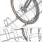 Parcheggio per 6 biciclette Rastrelliera portabiciclette Supporto para pavimento o parete
