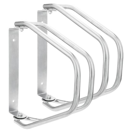 Suport per aparcar bicicletes a terra o paret Aparcament orientable per a 2 bicis