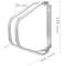 Suport per aparcar bicicletes a terra o paret Aparcament orientable per a 2 bicis