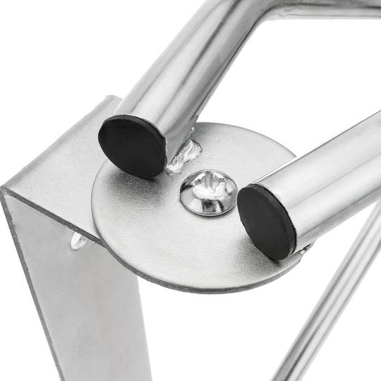 Suport per aparcar bicicletes a terra o paret Aparcament orientable per a 2 bicis