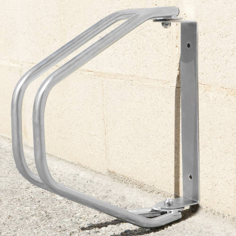Suport per aparcar bicicletes a terra o paret Aparcament orientable per a 2 bicis