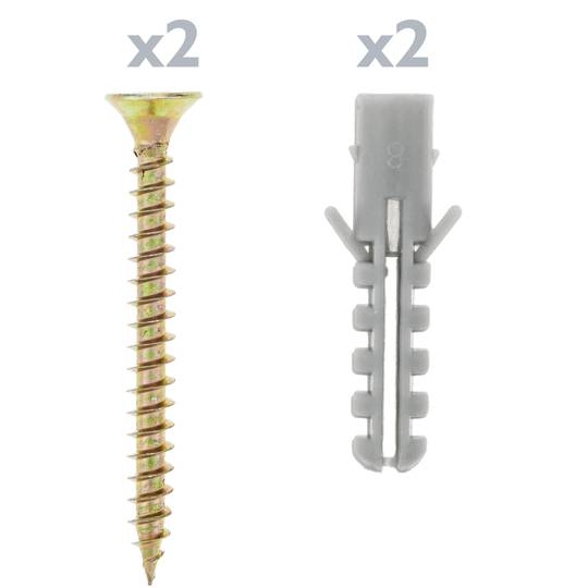 Suport per aparcar bicicletes a terra o paret Aparcament orientable per a 2 bicis